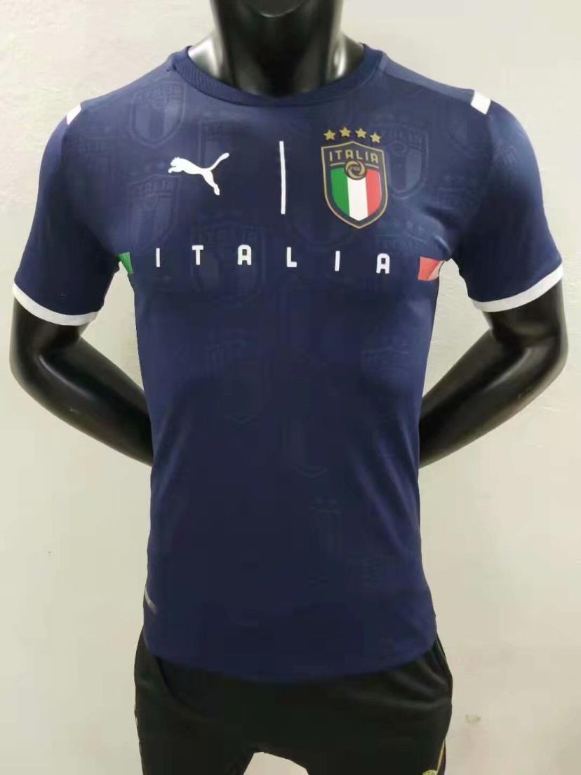AAA Quality Italy 21/22 GK Dark Blue Soccer Jersey(Player)